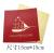 Smooth sailing 3D card sailboat blessing holiday business commemorative gift card paper cutting craft factory.