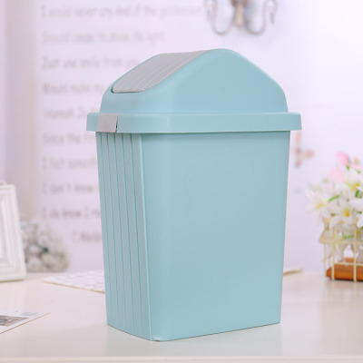 Desktop dustbin desk has a small garbage can living room garbage collection clean bucket.