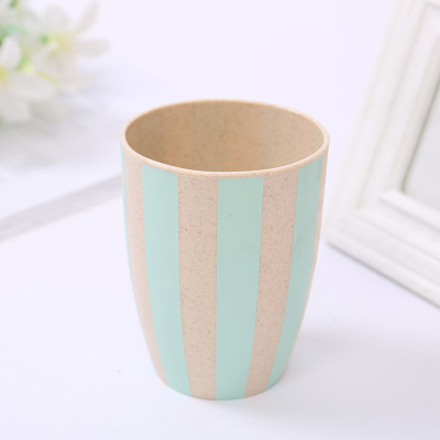wheat straw two color water cup 