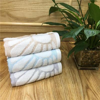 Spring and summer new cloth art without twist jacquard pure cotton towel shen duo.