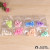 Color Acrylic Flower Horn Receptacle Type Children's Necklace Bead Accessories Material