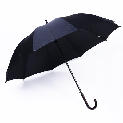 Men's takes las long handle customized advertising umbrella customized logo large black umbrella double straight umbrella business wholesale