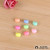 Handmade DIY Ornament Accessories Acrylic Candy Color Solid Color Cartoon Cat Children String Beads Material