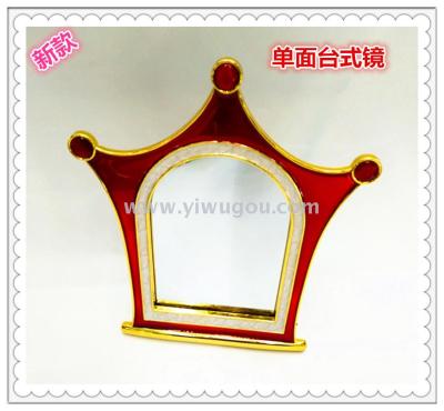 Wholesale new style of fashion single - side desktop cosmetic mirror hot-selling commodity high-grade gift-making mirror 