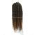 12 inch black African twist braid with braided hair of European and American wigs, 2X Havana mambo twis.