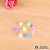 Handmade DIY Ornament Accessories Acrylic Beads Ice Cream Color Love Heart Children String Beads Material