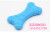 TPR rubber biscuit bone pet toy cat dog quality grinding green pet toy.