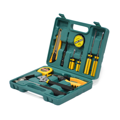 12 pieces of hardware combination tool kit vehicle emergency kit kit.