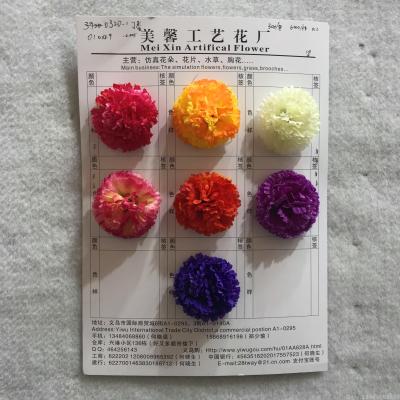Fake flower head imitation chrysanthemum flower silk flower flower pieces are available for sale.