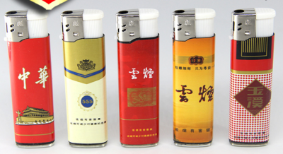 Cigarette label paper cigarette lighter sales of disposable lighters.