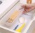 Kitchen Tableware Drawer Frosted Partitioned Organizing Box Three-Piece Plastic Storage Box Multifunctional Storage Box