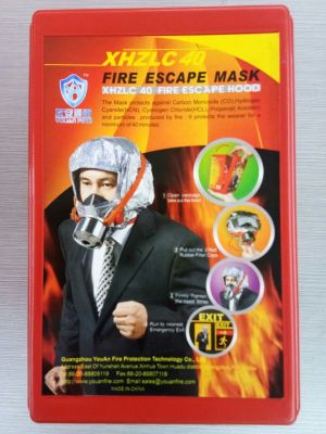 Friendly fire gas mask, fire smoke escape mask, filter self-rescue breathing apparatus.