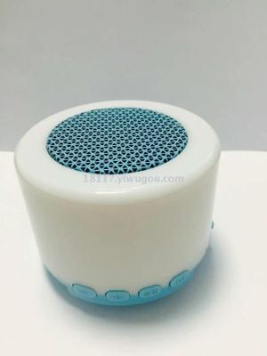 New mini mini mini tap light bluetooth stereo low - sound plug atmosphere light speaker box.
