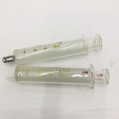 Factory direct glass cylinder 20ml with/without steel buckle