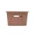 Storage box with cover for underwear cosmetic plastic hollow design basket XG122 602