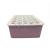 Storage box with cover plastic bin hollow Japan style clothing organizer XG122 601