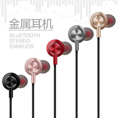 Jhl-ej1001 foreign trade hot style magnetic absorption m7 metal moving type bluetooth headset 4.1 wireless stereo..