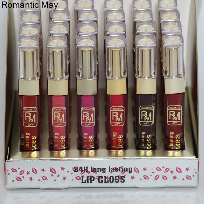 Romantic May Foreign Trade Non-Stick Cup Waterproof Lip Gloss Sexy Sweet Matte Matte Super Color Wholesale
