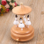Real wood material white dress dancing figure music box octave girl's birthday Christmas present