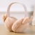Ear bag female winter rabbit ears plush three-piece set super cute cartoon ear warmers