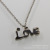 stainless steel pendant high quality Love clavicular chain