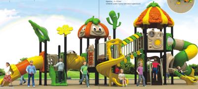 Hualong plastic combination slide outdoor amusement facility park amusement toy swing slide