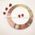 13 inch Round Plastic Plate Christmas Theme Charger for Wedding Party Event Decoration
