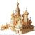 Wooden stereo assembly model toy promotional gifts gifts saint Petersburg.
