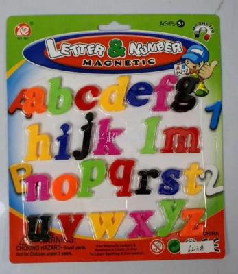 Manufacturers supply environmental protection, magnetic letters stick educational toys magnetic digital stickers being