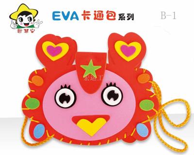 EVA handmade bag EVA hand sewing bag 3d stickers lovely environmental protection 12.