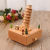 Home decoration with solid wood octave tower style original wooden music box