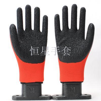 Nylon Nitrile Gloves Nitrile coated Safety Gloves printed with logo Hand Protecting work Gloves