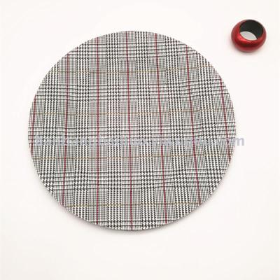 Plate new style plastic plate fashionable European table mat plate round plate
