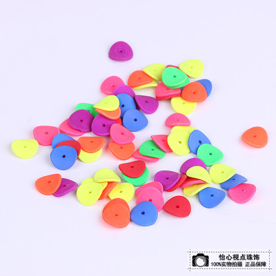 String Beads Materials Accessories Acrylic String Beads Spacing Piece Special-Shaped Wafer Bead Concave