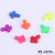 DIY Children's Handmade Bead Material Wholesale Cross Color Scattered Beads Acrylic Solid Color Beads