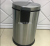 Stainless steel foot step trash can that slows down silently & anti-fingerprinting 