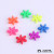 DIY Children's Puzzle Bead Decorations Material Accessories Acrylic Scattered Beads Candy Color Snowflake Beads
