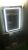 Toilet LED controlled mirror.