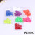 DIY Children String Beads Material Acrylic Beads Transparent Beads Plum Petals Straight Hole Scattered Beads