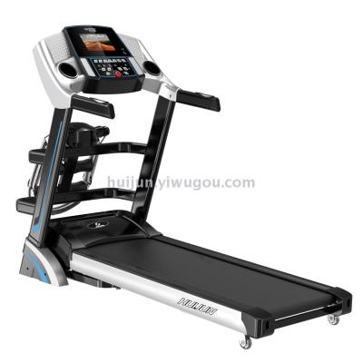 Hj-b195 military sports multi-functional home electric treadmill (7-inch color screen with WIFI)