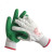 Labor protection gloves impregnated semi-gelatinized green film thickening and wear-resistant work rubber leather gloves 