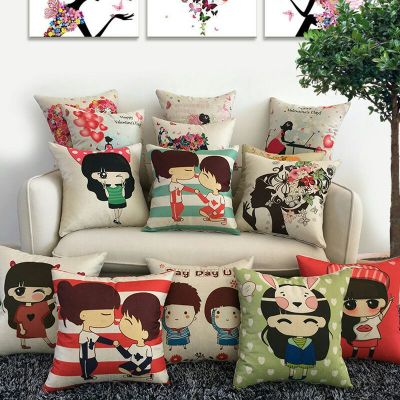 Manufacturers custom-made cartoon couples creative sofa cushion pillow car pillow will sell gifts