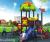 Kids' Outdoor Slide Combination Plastic Large Amusement Toys Kindergarten Swing and Slides Climbing Frame