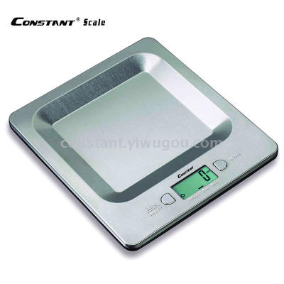 [Constant-297B] stainless steel kitchen scale baking scale household electronic scale kitchen scale food weigh.