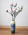 Ground simulation foam flower bud flowers wedding decoration flower vase decoration long branch.