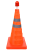 Road cone portable folding roadblock cone reflected-type lifting warning emergency road cone safety cone.