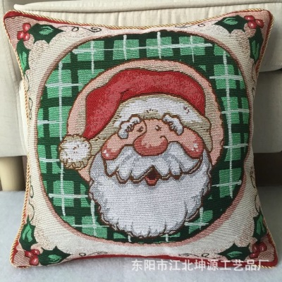 The factory sells The Christmas printing to The pillow to sell The foreign trade in The sale of foreign trade and The sale of The pillow.