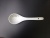 The ceramic bone porcelain of daily necessities is a big spoon.