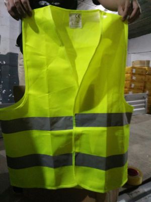 120 grams, spot reflective clothing, fluorescent green yellow reflective vest, two reflective clothing, highlight back