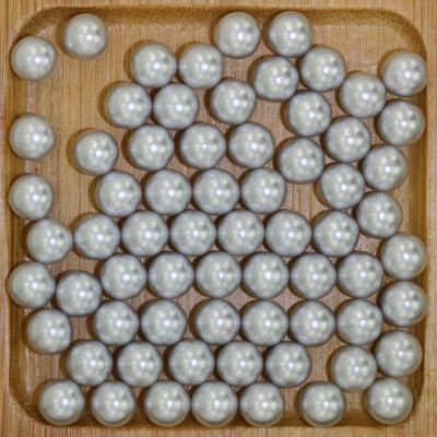 Light Gary No Hole 1.5-10mm Round Pearls Imitation Pearls Craft Art Diy Beads Nail Art Decoration